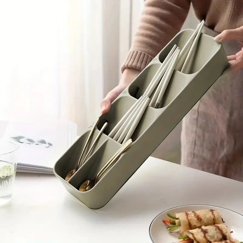 Range-couverts extensible pour tiroir de cuisine