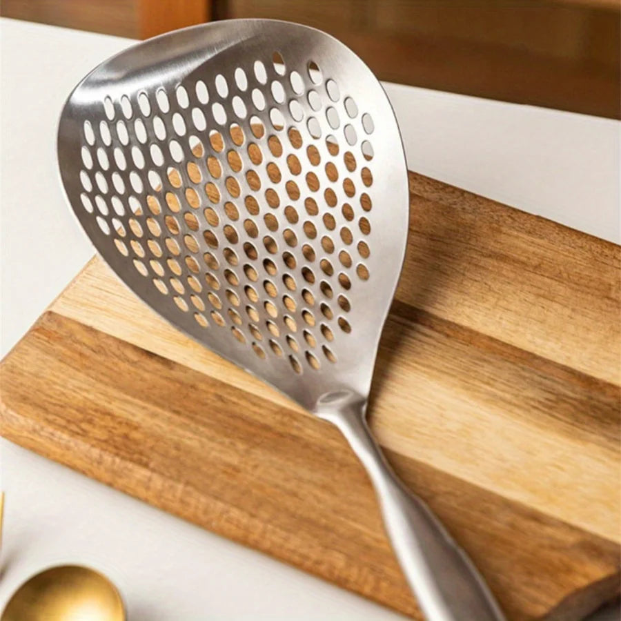 Grande écumoire inox pour friture et cuisson